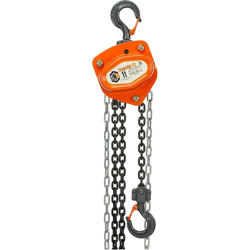 WORKWEAR, SAFETY & CORPORATE CLOTHING SPECIALISTS LINQ CHAIN BLOCK ESSENTIAL 1 TONNE CAPACITY 3M LONG COMMERCIAL