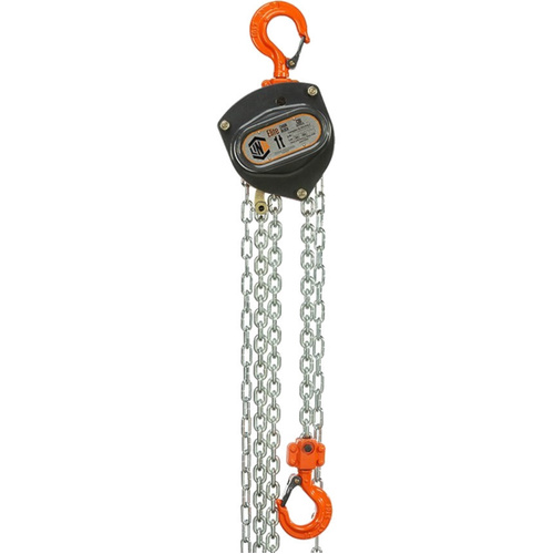 WORKWEAR, SAFETY & CORPORATE CLOTHING SPECIALISTS - LINQ CHAIN BLOCK ELITE 1 TONNE CAPACITY 3M LONG INDUSTRIAL