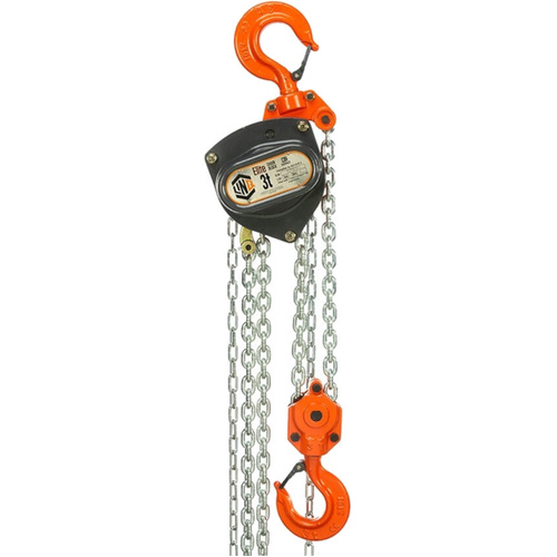WORKWEAR, SAFETY & CORPORATE CLOTHING SPECIALISTS - LINQ CHAIN BLOCK ELITE 3 TONNE CAPACITY 3M LONG INDUSTRIAL
