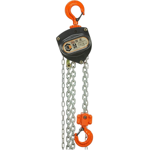 WORKWEAR, SAFETY & CORPORATE CLOTHING SPECIALISTS - LINQ CHAIN BLOCK ELITE 5 TONNE CAPACITY 3M LONG INDUSTRIAL