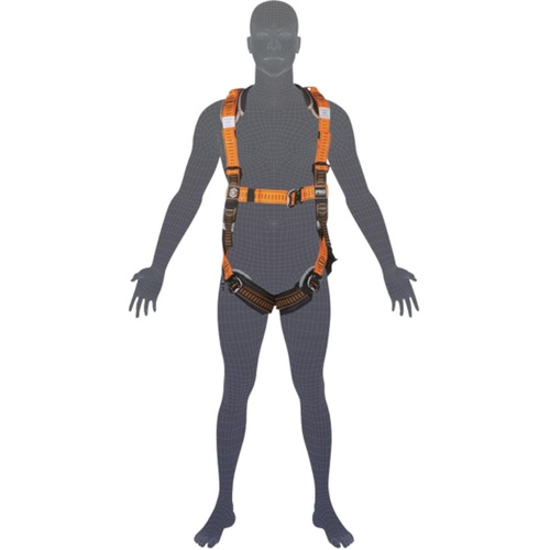 WORKWEAR, SAFETY & CORPORATE CLOTHING SPECIALISTS LINQ Elite Riggers Harness - Small (S) cw Harness Bag (NBHAR)