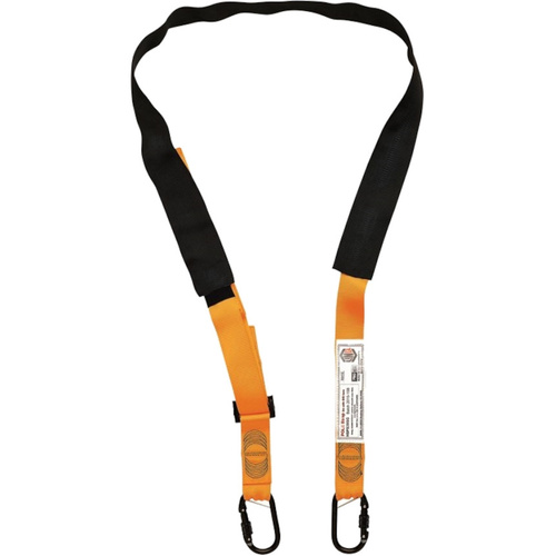 WORKWEAR, SAFETY & CORPORATE CLOTHING SPECIALISTS LINQ Pole Strap 2M Double Action Karabiner