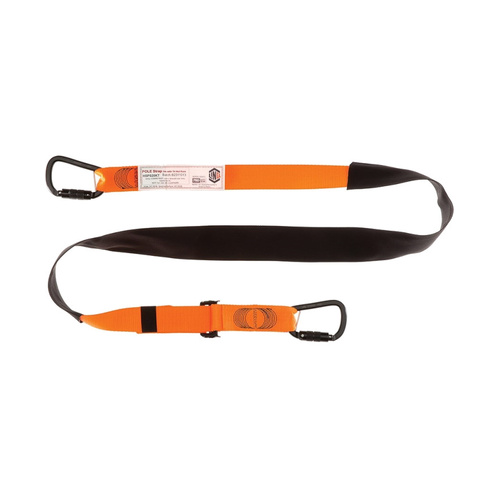WORKWEAR, SAFETY & CORPORATE CLOTHING SPECIALISTS - LINQ Pole Strap 2M Triple Action Karabiner