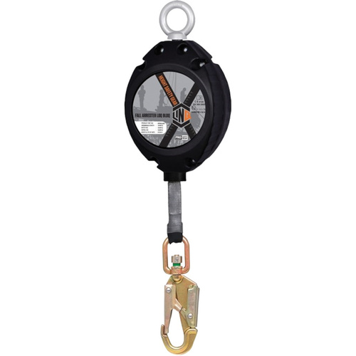 WORKWEAR, SAFETY & CORPORATE CLOTHING SPECIALISTS - LINQ Self Retractable LOQ-BLOQ Webbing Lanyard 6M