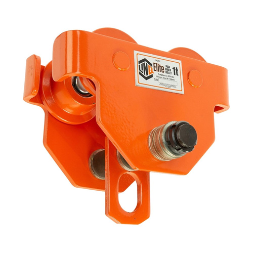 WORKWEAR, SAFETY & CORPORATE CLOTHING SPECIALISTS LINQ PUSH GIRDER TROLLEY 1T -  68-130MM