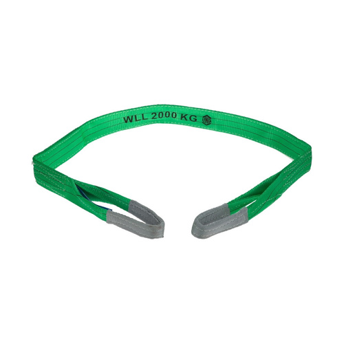 WORKWEAR, SAFETY & CORPORATE CLOTHING SPECIALISTS SLING FLAT 8:1 WLL  POLYESTER 2T 1.0M