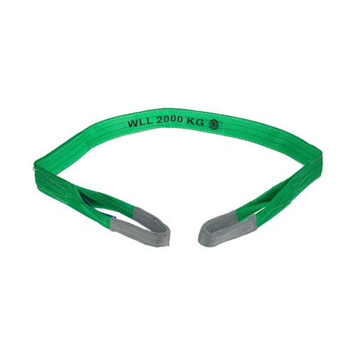 WORKWEAR, SAFETY & CORPORATE CLOTHING SPECIALISTS SLING FLAT 8:1 WLL  POLYESTER 2T 2.0M