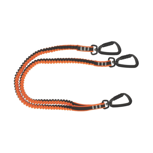 WORKWEAR, SAFETY & CORPORATE CLOTHING SPECIALISTS - Tool Lanyard Twin Tail- Dbl Act Kara x 3