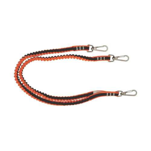 WORKWEAR, SAFETY & CORPORATE CLOTHING SPECIALISTS - Tool Lanyard Twin Tail- Snap Kara x 3