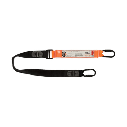 WORKWEAR, SAFETY & CORPORATE CLOTHING SPECIALISTS - LINQ Elite Single Leg Elasticated Lanyard  with Hardware KD X2