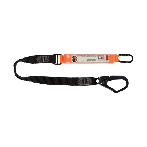 WORKWEAR, SAFETY & CORPORATE CLOTHING SPECIALISTS - LINQ Elite Single Leg Elasticated Lanyard with Hardware KD & SD