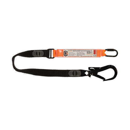 WORKWEAR, SAFETY & CORPORATE CLOTHING SPECIALISTS - LINQ Elite Single Leg Elasticated Lanyard with Hardware KD & ST