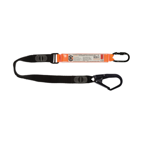 WORKWEAR, SAFETY & CORPORATE CLOTHING SPECIALISTS - LINQ Elite Single Leg Elasticated Lanyard with Hardware KS & SD