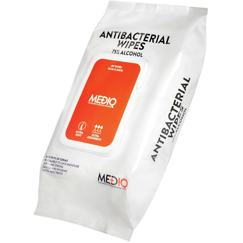 WORKWEAR, SAFETY & CORPORATE CLOTHING SPECIALISTS MEDIQ ANTIBACTERIAL WIPES