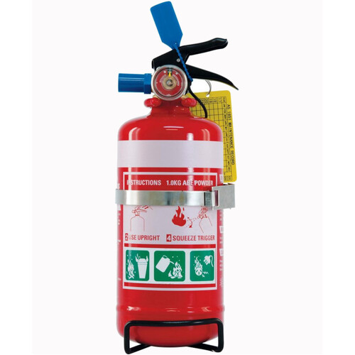 WORKWEAR, SAFETY & CORPORATE CLOTHING SPECIALISTS - 1.0kg ABE Extinguisher c/w Vehicle Bracket