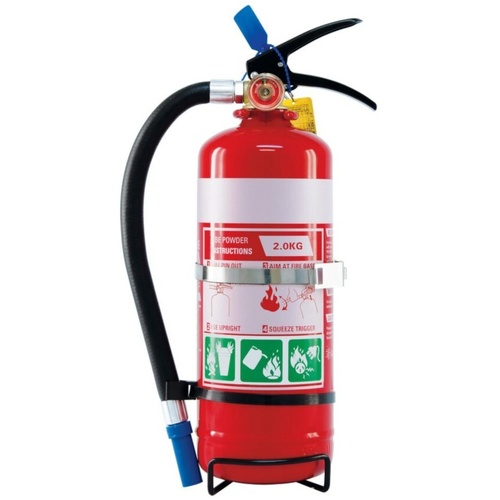 WORKWEAR, SAFETY & CORPORATE CLOTHING SPECIALISTS - 2kg ABE Extinguisher c/w Vehicle Bracket