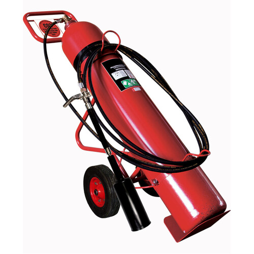 WORKWEAR, SAFETY & CORPORATE CLOTHING SPECIALISTS 45kg CO2 Mobile Extinguisher - Solid Wheels