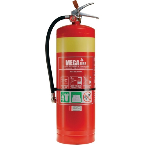 WORKWEAR, SAFETY & CORPORATE CLOTHING SPECIALISTS - 7Lt Wet Chemical Extinguisher c/w Vehicle Bracket