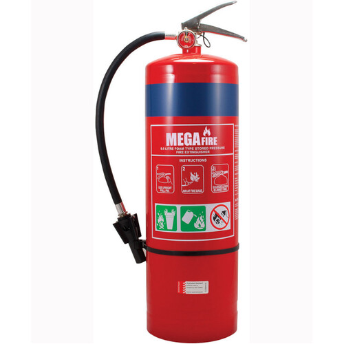 WORKWEAR, SAFETY & CORPORATE CLOTHING SPECIALISTS 9.0L AFFF Extinguisher c/w Wall Bracket