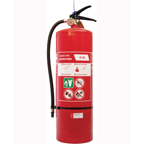WORKWEAR, SAFETY & CORPORATE CLOTHING SPECIALISTS 9.0L Air Water Extinguisher c/w Wall Bracket