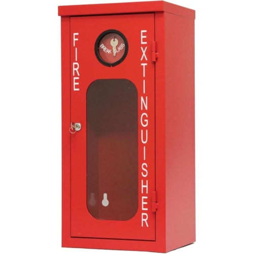 WORKWEAR, SAFETY & CORPORATE CLOTHING SPECIALISTS - Metal Extinguisher Cabinet to suit 4.5kg with 003 Lock