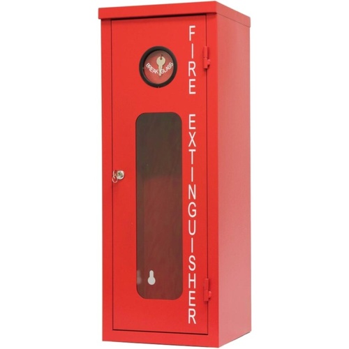 WORKWEAR, SAFETY & CORPORATE CLOTHING SPECIALISTS - Metal Extinguisher Cabinet to suit 9.0kg with 003 Lock