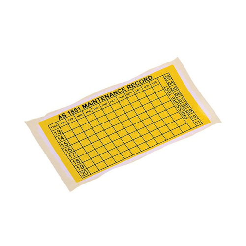 WORKWEAR, SAFETY & CORPORATE CLOTHING SPECIALISTS Date/Maintenance Tag - Sticker