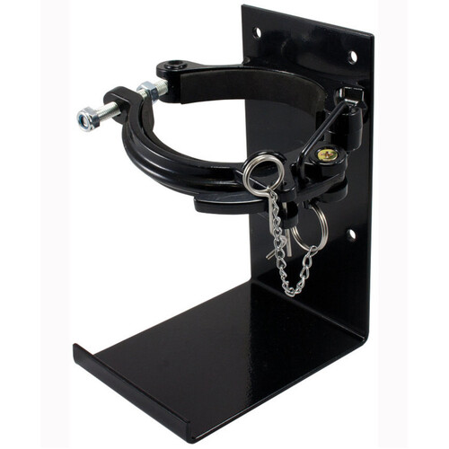 WORKWEAR, SAFETY & CORPORATE CLOTHING SPECIALISTS 4.5kg Cannon Style Heavy Duty Black Powder Coated Bracket