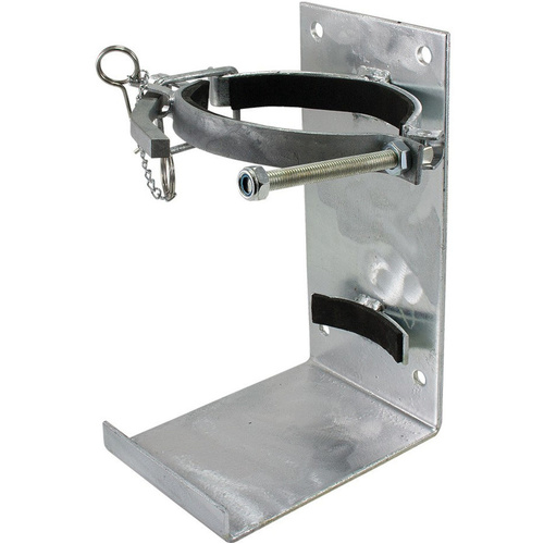 WORKWEAR, SAFETY & CORPORATE CLOTHING SPECIALISTS 9kg Cannon Style Heavy Duty Galvanised Bracket with Latch