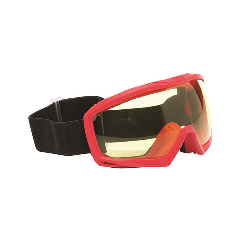 WORKWEAR, SAFETY & CORPORATE CLOTHING SPECIALISTS - Inferno FR Goggle / Red Frame Amber Lens