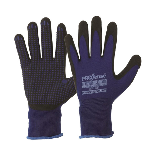 WORKWEAR, SAFETY & CORPORATE CLOTHING SPECIALISTS DEXI-FROst Breathable Nitrile Dip with Dots on Winter Liner
