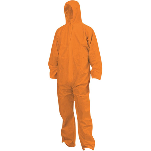 WORKWEAR, SAFETY & CORPORATE CLOTHING SPECIALISTS - Disposable SMS Coverall ORANGE