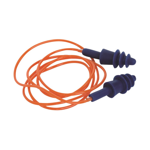 WORKWEAR, SAFETY & CORPORATE CLOTHING SPECIALISTS ProSIL CORDED Reusable Silicon Earplugs & Case