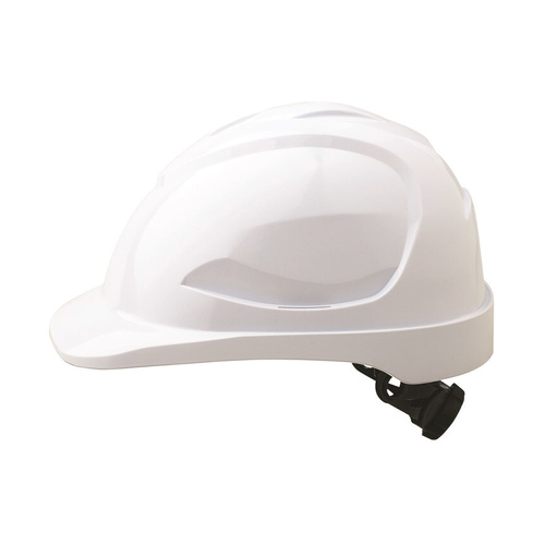 WORKWEAR, SAFETY & CORPORATE CLOTHING SPECIALISTS - Hard Hat (V9) - UNVENTED, 6 Point RATCHET Harness
