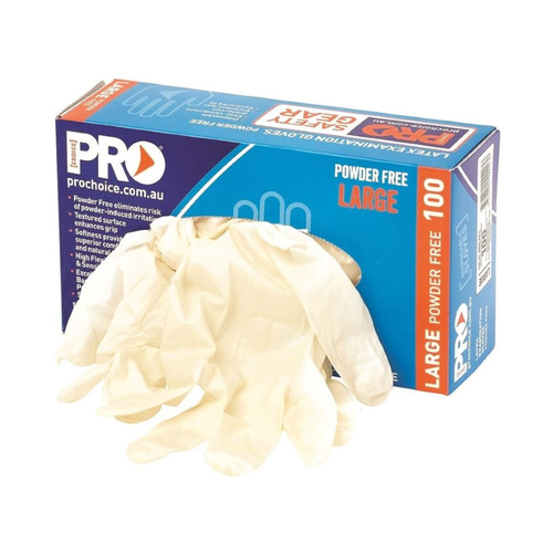 WORKWEAR, SAFETY & CORPORATE CLOTHING SPECIALISTS Disp Latex Powder Free Box - 100 pieces