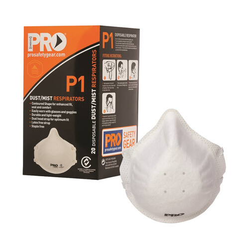 WORKWEAR, SAFETY & CORPORATE CLOTHING SPECIALISTS - P1 Respirators - Box of 20