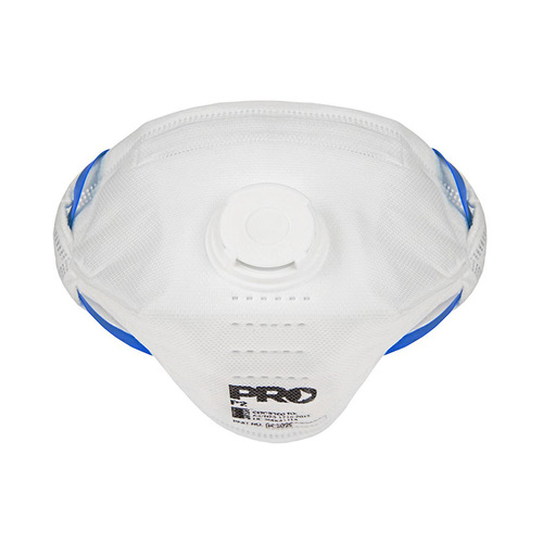 WORKWEAR, SAFETY & CORPORATE CLOTHING SPECIALISTS - Horizontal Flat Fold P2 Respirator with Valve Box of 10