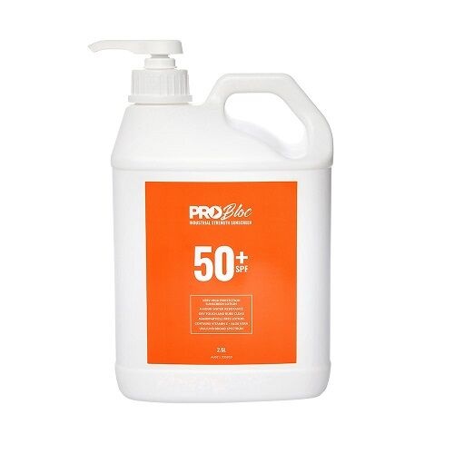 WORKWEAR, SAFETY & CORPORATE CLOTHING SPECIALISTS PROBLOC SPF50+ SUN PROECTION COUNTER DISPLAY PRODUCT MODULE