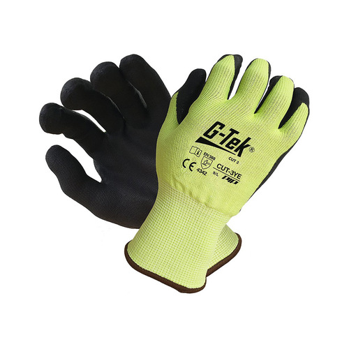 WORKWEAR, SAFETY & CORPORATE CLOTHING SPECIALISTS - G-TEK CUT 3 HPPE GLASS LINER HI-VIS