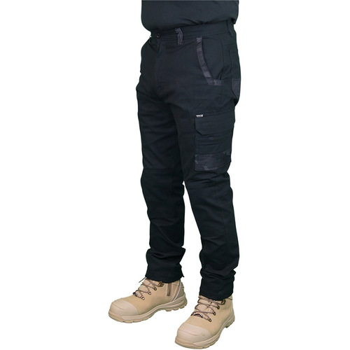 WORKWEAR, SAFETY & CORPORATE CLOTHING SPECIALISTS - Decoy Canvas Modern Fit Stretch Cargo Pants