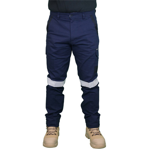 WORKWEAR, SAFETY & CORPORATE CLOTHING SPECIALISTS - Decoy Canvas Modern Fit Stretch Taped Cargo Pants