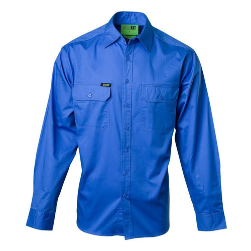 WORKWEAR, SAFETY & CORPORATE CLOTHING SPECIALISTS Lightweight Full Button Shirt