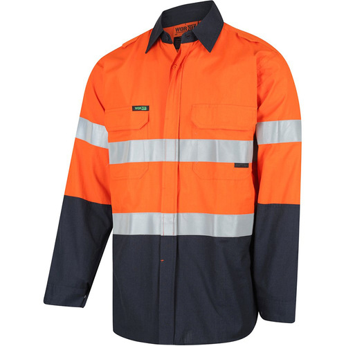 WORKWEAR, SAFETY & CORPORATE CLOTHING SPECIALISTS - SHIRT FR L/S PPE2 190GSM FLAREX INHERENT FR TAPED