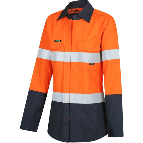 WORKWEAR, SAFETY & CORPORATE CLOTHING SPECIALISTS - WOMENS PPE2 190GSM FLAREX INHERENT / FR TAPED