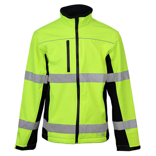 WORKWEAR, SAFETY & CORPORATE CLOTHING SPECIALISTS - Hi-Vis Biomotion Taped Softshell Jacket