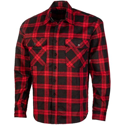 WORKWEAR, SAFETY & CORPORATE CLOTHING SPECIALISTS - Open Front Flannelette Shirt