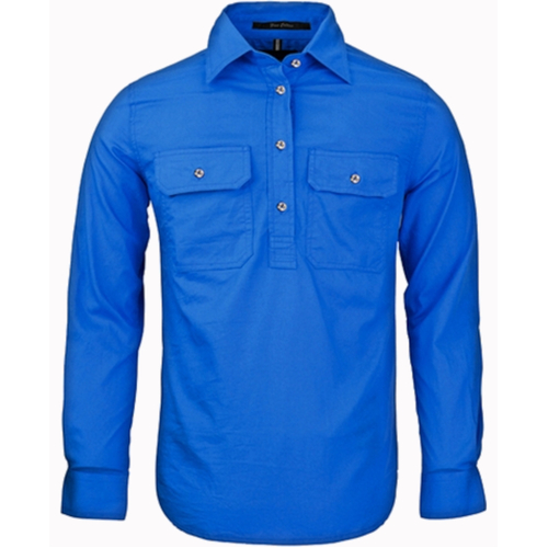 WORKWEAR, SAFETY & CORPORATE CLOTHING SPECIALISTS - Women's Pilbara Shirt - Closed Front - Long Sleeve