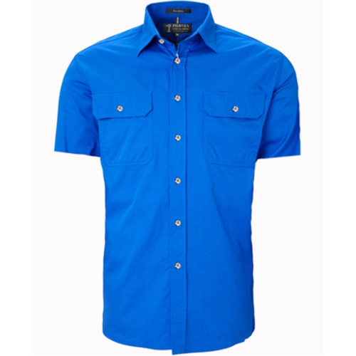 WORKWEAR, SAFETY & CORPORATE CLOTHING SPECIALISTS - Men's Pilbara Shirt - Open Front - Short Sleeve