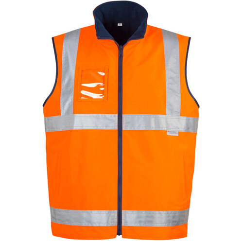 WORKWEAR, SAFETY & CORPORATE CLOTHING SPECIALISTS - Mens Hi Vis Waterproof Lightweight Vest