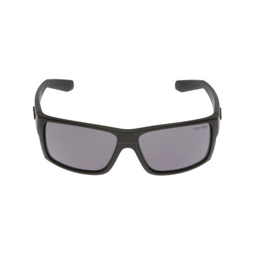 WORKWEAR, SAFETY & CORPORATE CLOTHING SPECIALISTS - ELECTRA PC6818 MBL.SM+AR - Matt Black Frame, Smoke Polarised Lens + AR Coating - Polycarbonate